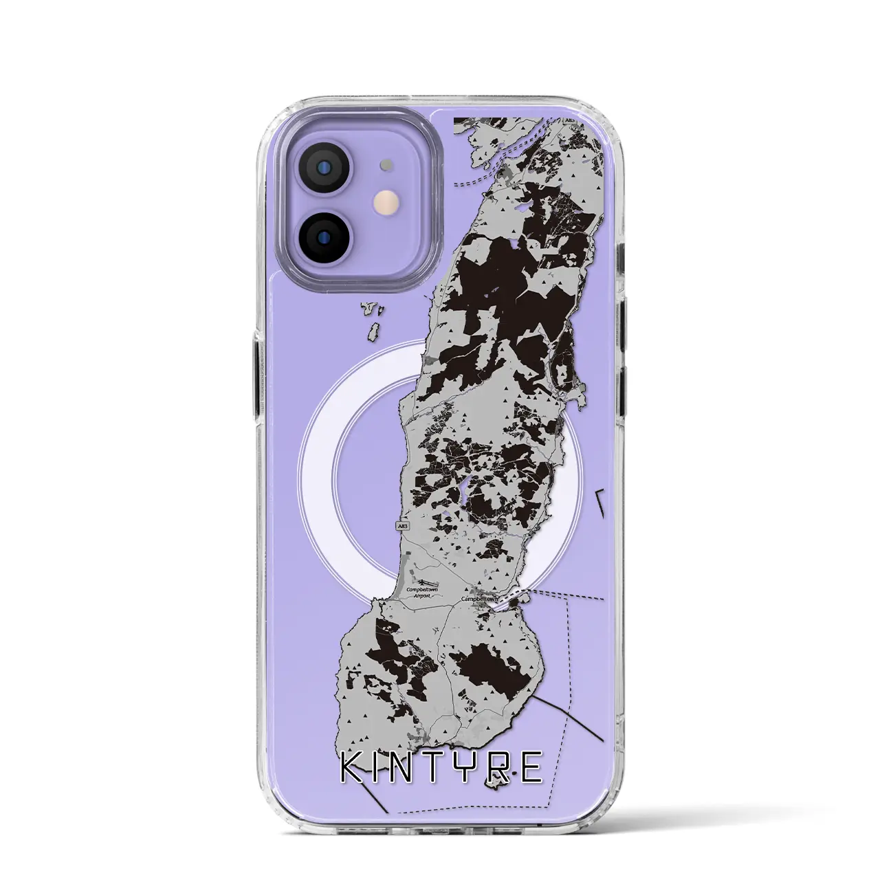 【キンタイア（イギリス）】地図柄iPhoneケース（MagSafeタイプ）