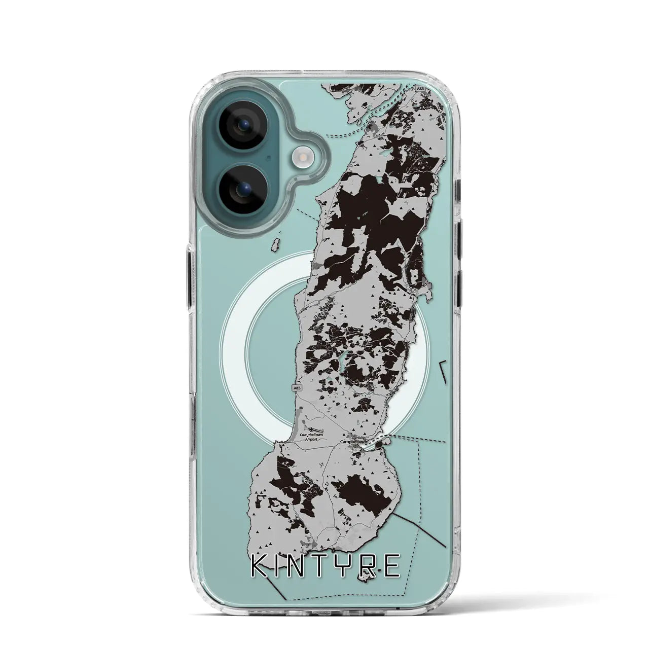 【キンタイア（イギリス）】地図柄iPhoneケース（MagSafeタイプ）