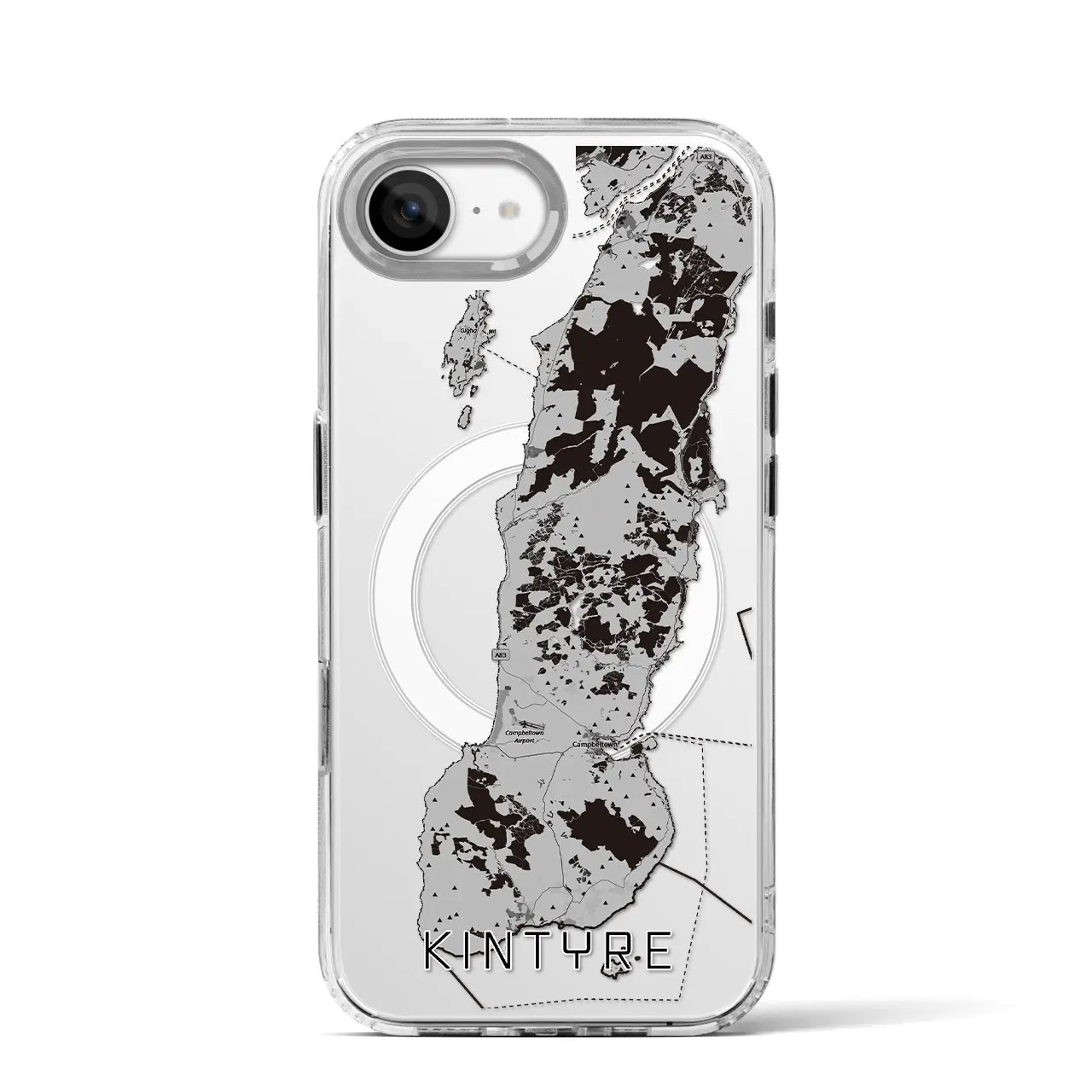 【キンタイア（イギリス）】地図柄iPhoneケース（MagSafeタイプ）