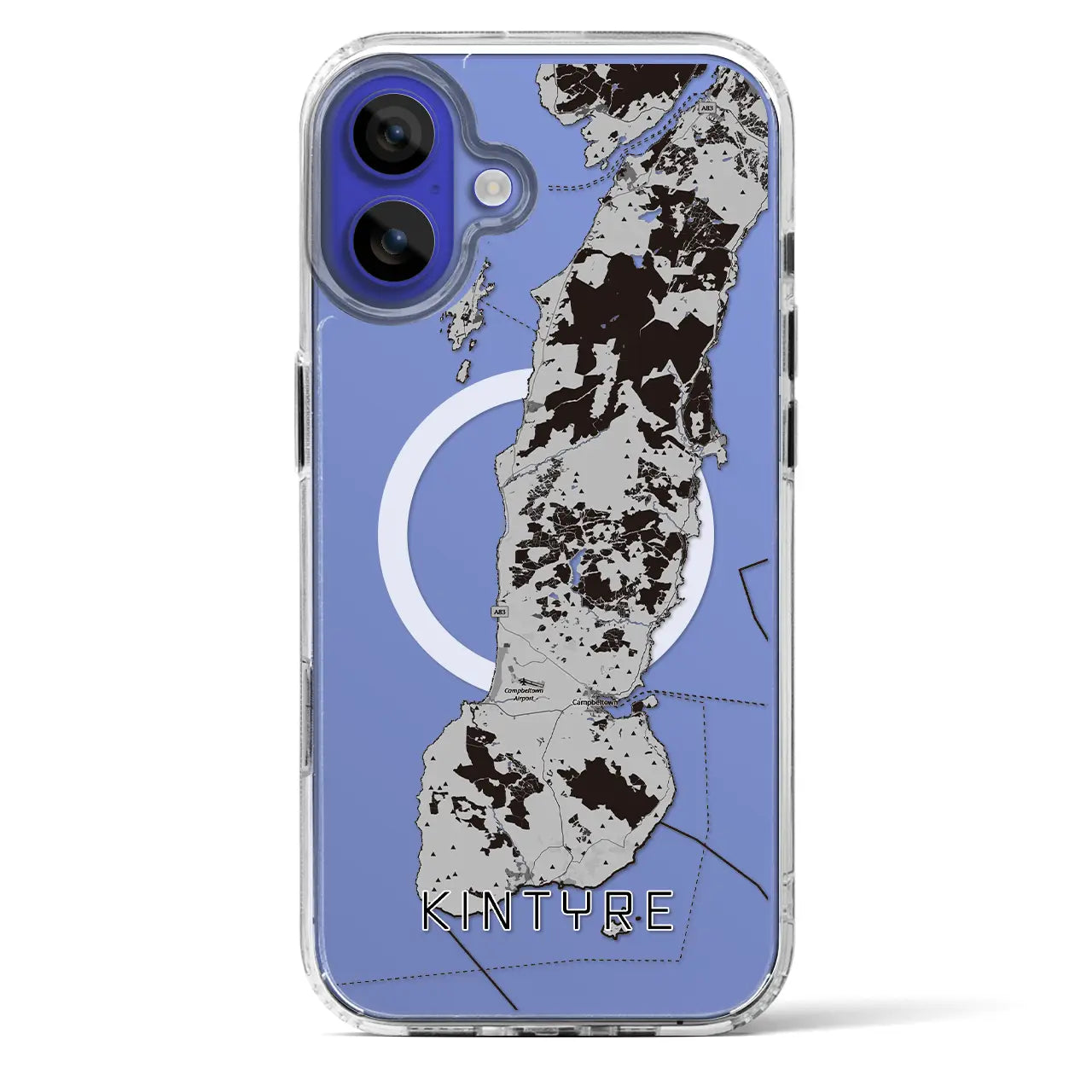 【キンタイア（イギリス）】地図柄iPhoneケース（MagSafeタイプ）