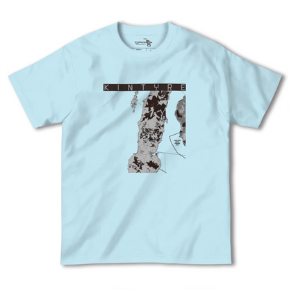 【キンタイア（イギリス）】地図柄ヘビーウェイトTシャツ