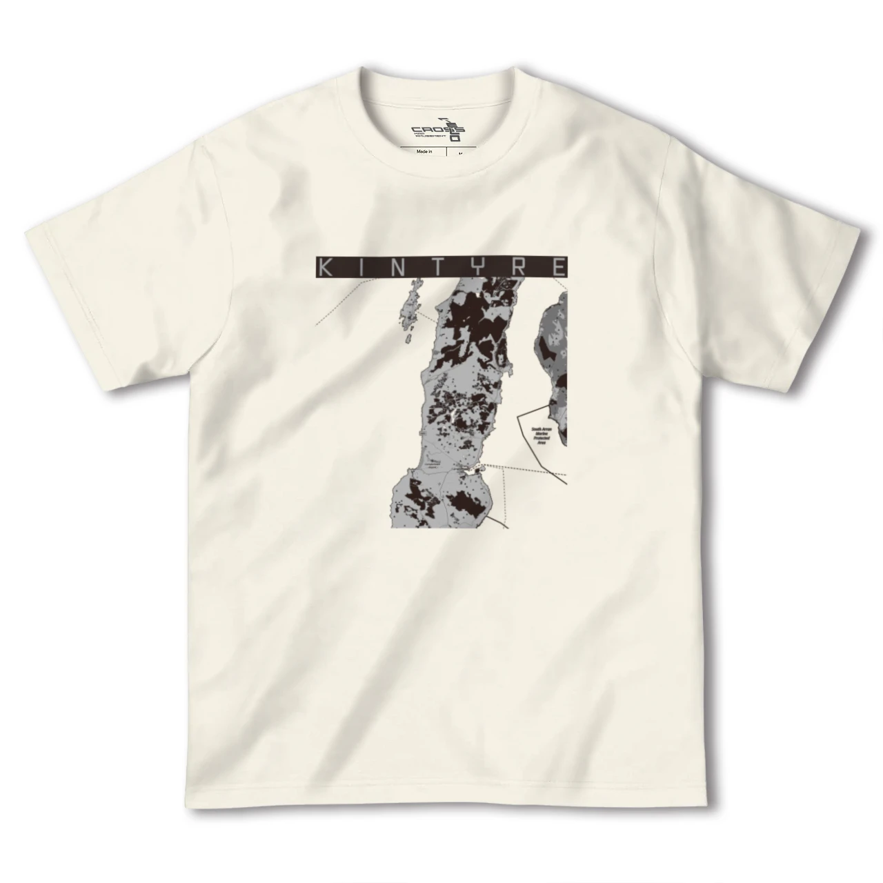 【キンタイア（イギリス）】地図柄ヘビーウェイトTシャツ