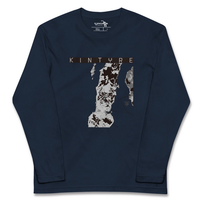【キンタイア（イギリス）】地図柄ロングスリーブTシャツ