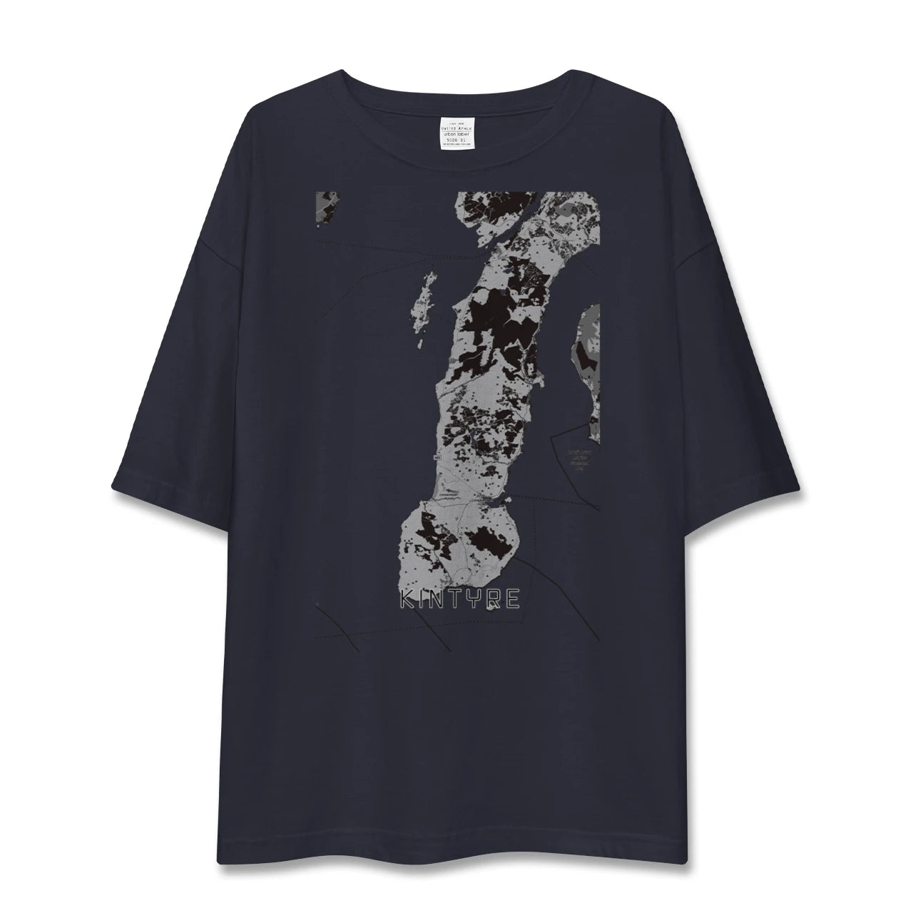 【キンタイア（イギリス）】地図柄ビッグシルエットTシャツ