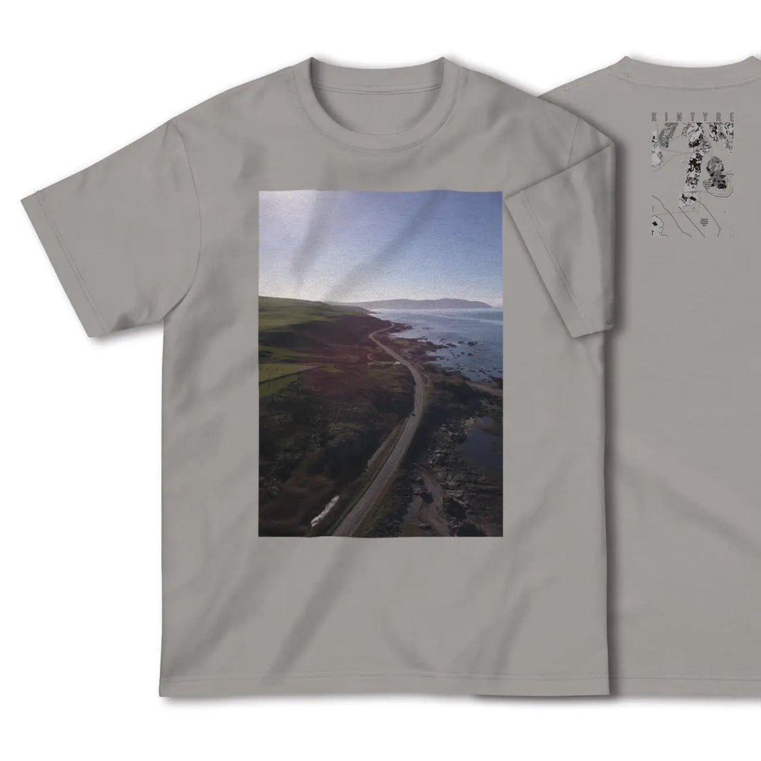 【キンタイア（イギリス）】Map World ハイクオリティTシャツ