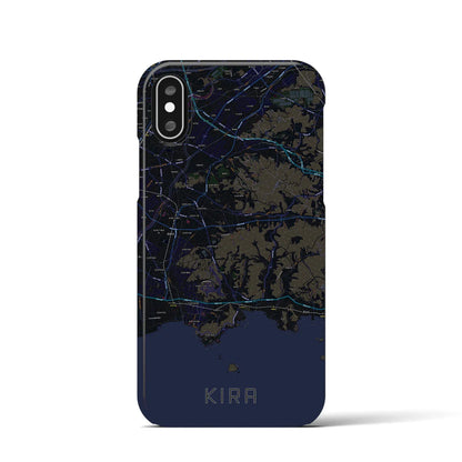 【吉良（愛知県）】地図柄iPhoneケース（バックカバータイプ）