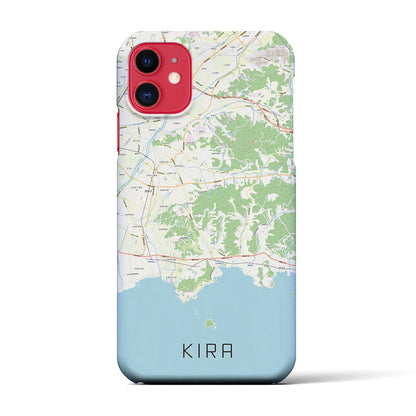 【吉良（愛知県）】地図柄iPhoneケース（バックカバータイプ）