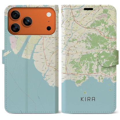 【吉良（愛知県）】地図柄iPhoneケース（手帳タイプ）