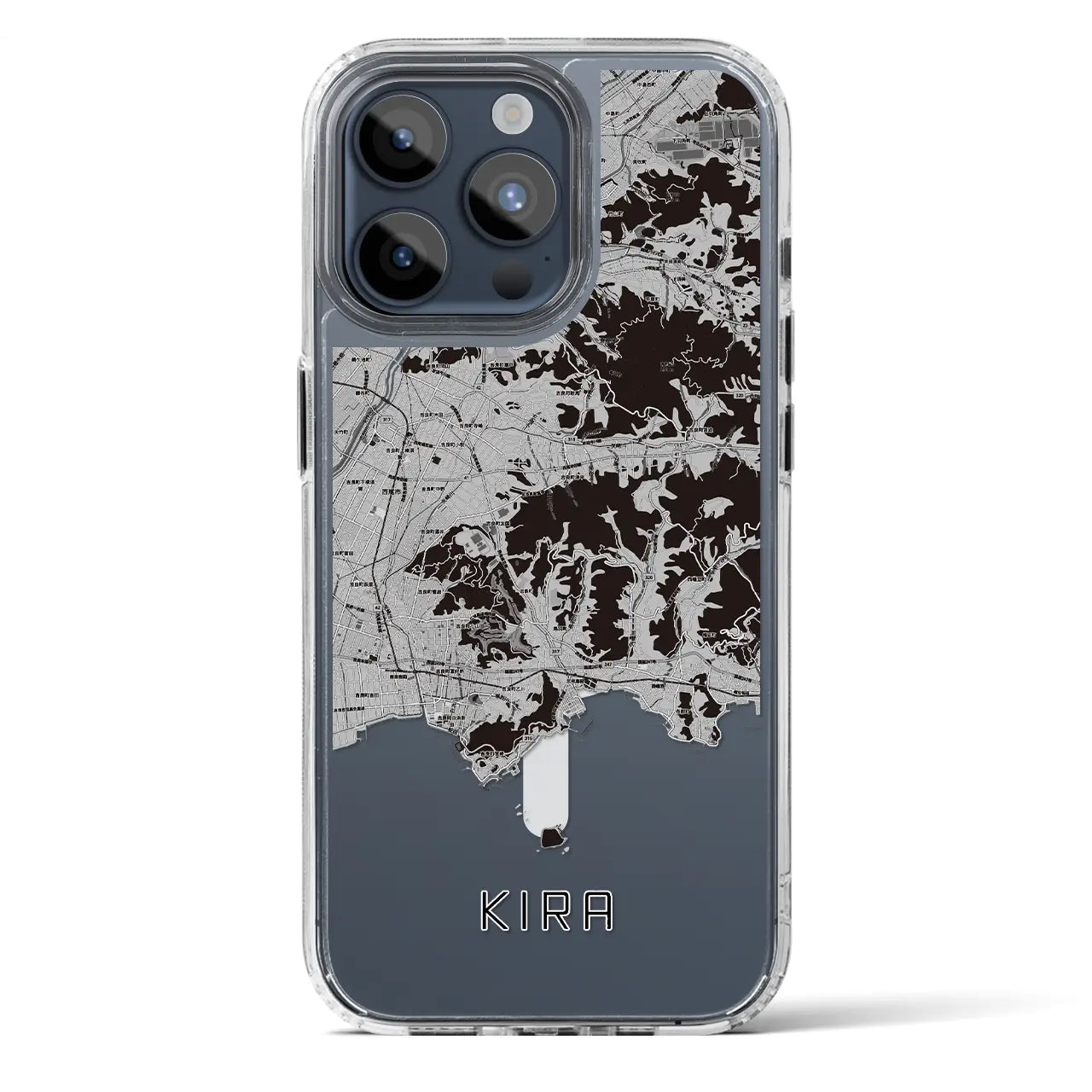 【吉良（愛知県）】地図柄iPhoneケース（MagSafeタイプ）
