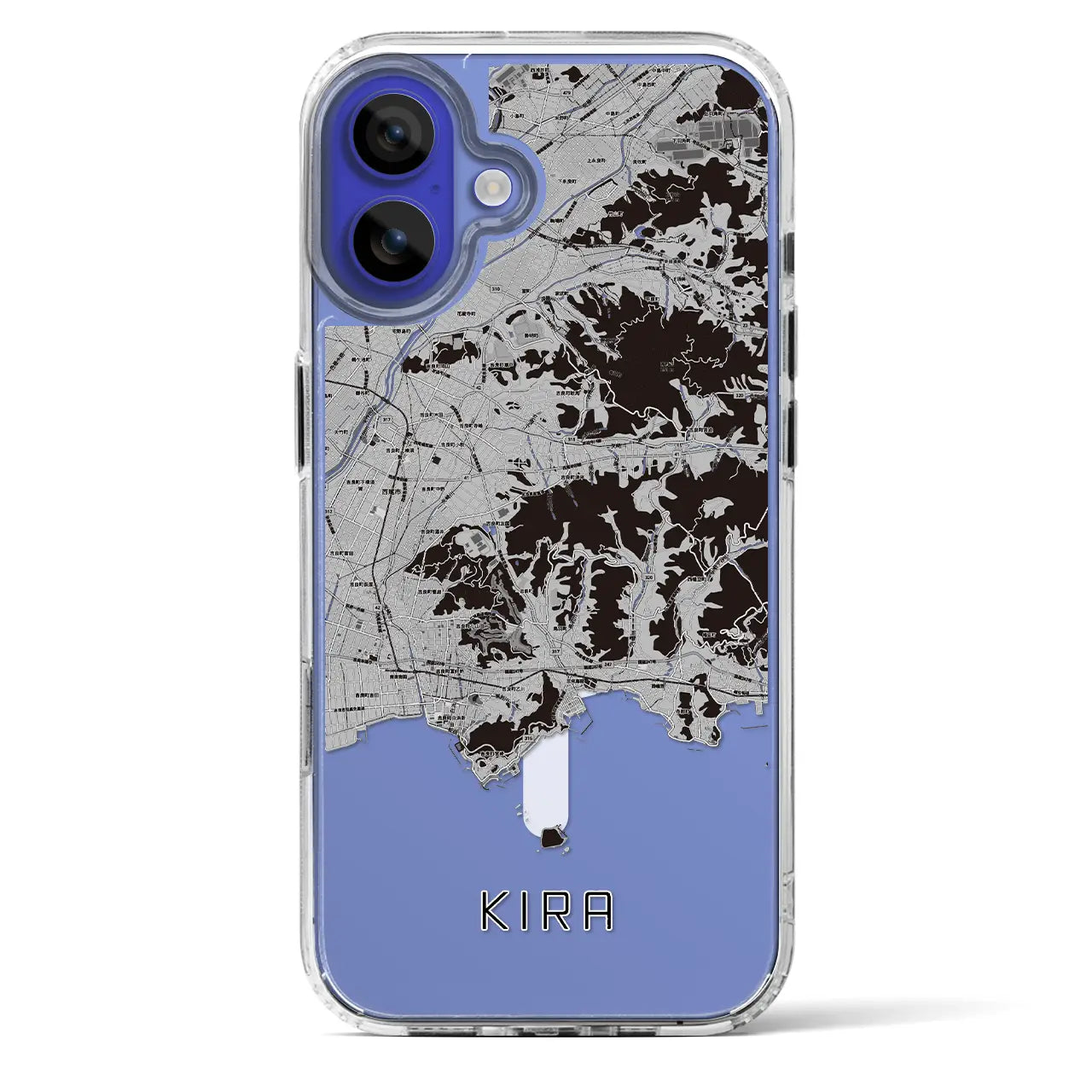 【吉良（愛知県）】地図柄iPhoneケース（MagSafeタイプ）