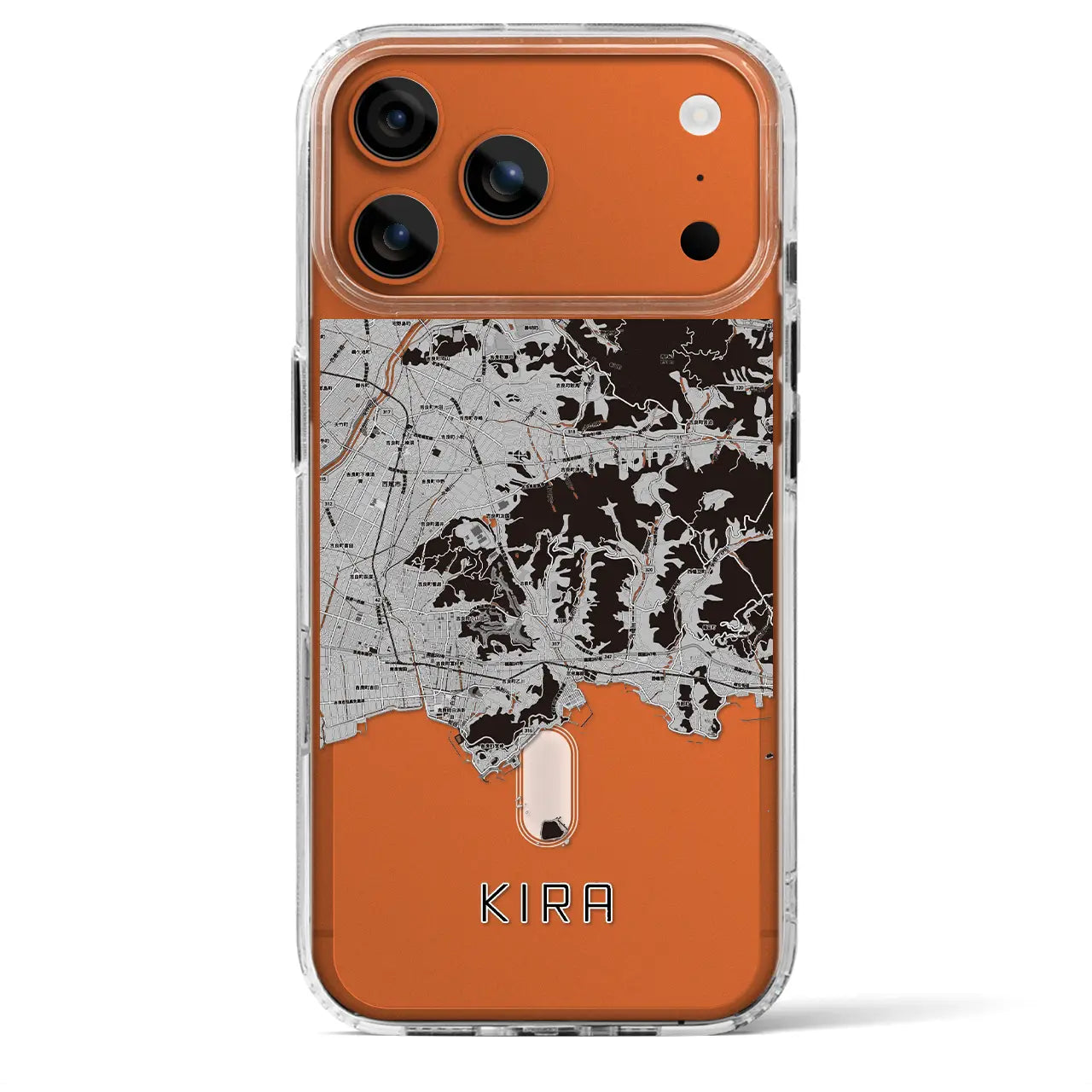 【吉良（愛知県）】地図柄iPhoneケース（MagSafeタイプ）