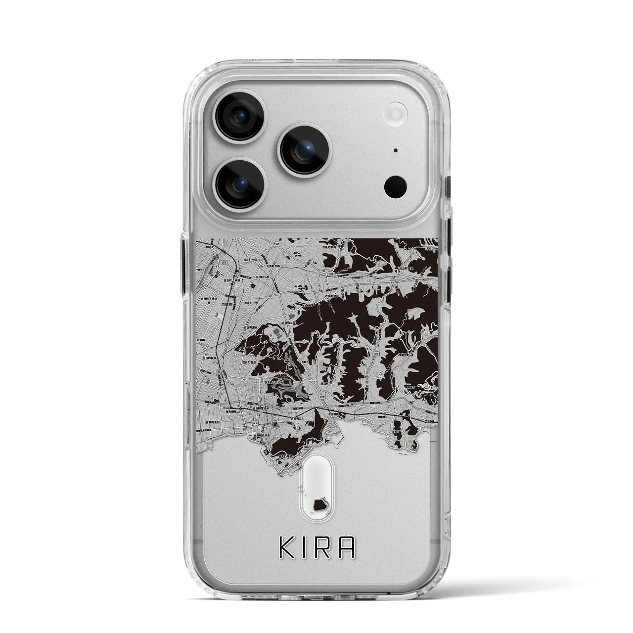 【吉良（愛知県）】地図柄iPhoneケース（MagSafeタイプ）