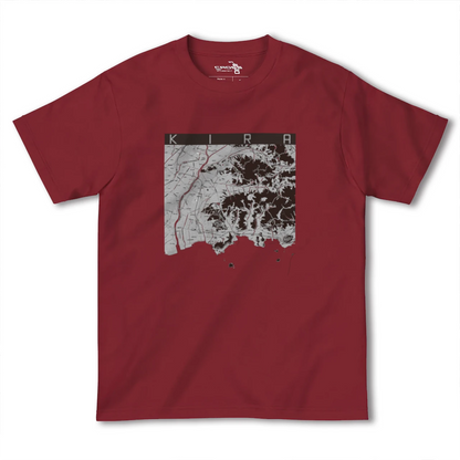 【吉良（愛知県）】地図柄ヘビーウェイトTシャツ