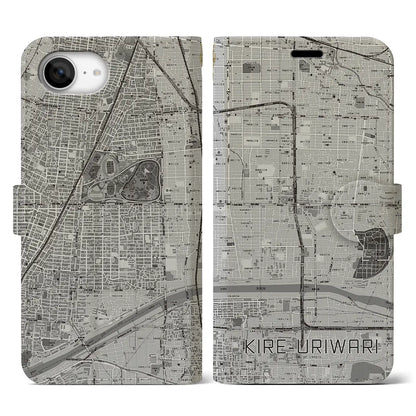 【喜連瓜破（大阪府）】地図柄iPhoneケース（手帳タイプ）