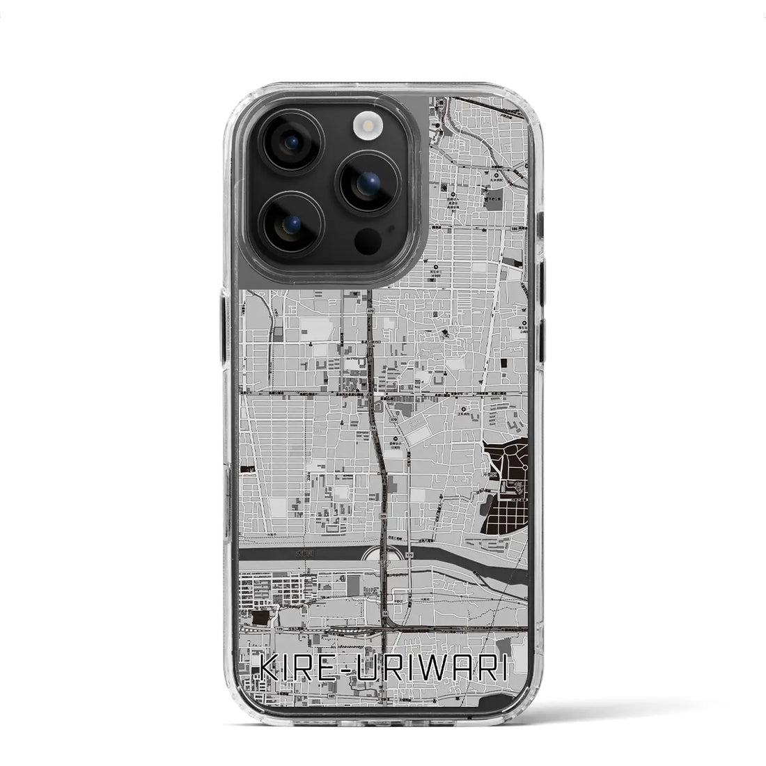 【喜連瓜破（大阪府）】地図柄iPhoneケース（MagSafeタイプ）