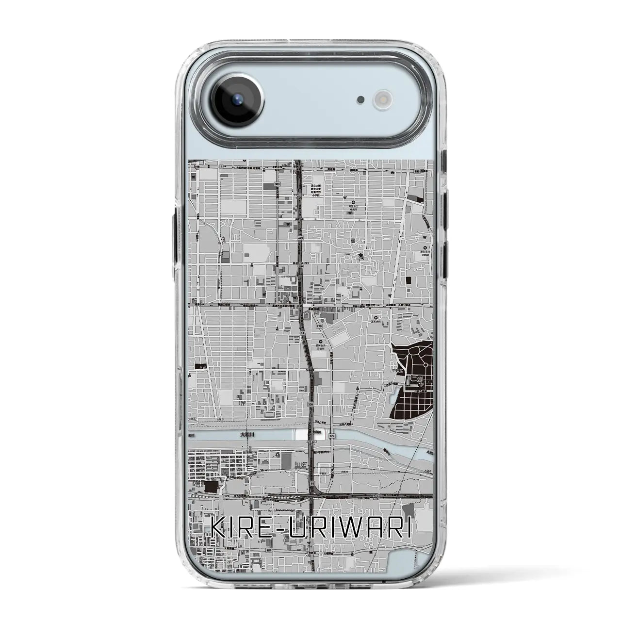 【喜連瓜破（大阪府）】地図柄iPhoneケース（MagSafeタイプ）