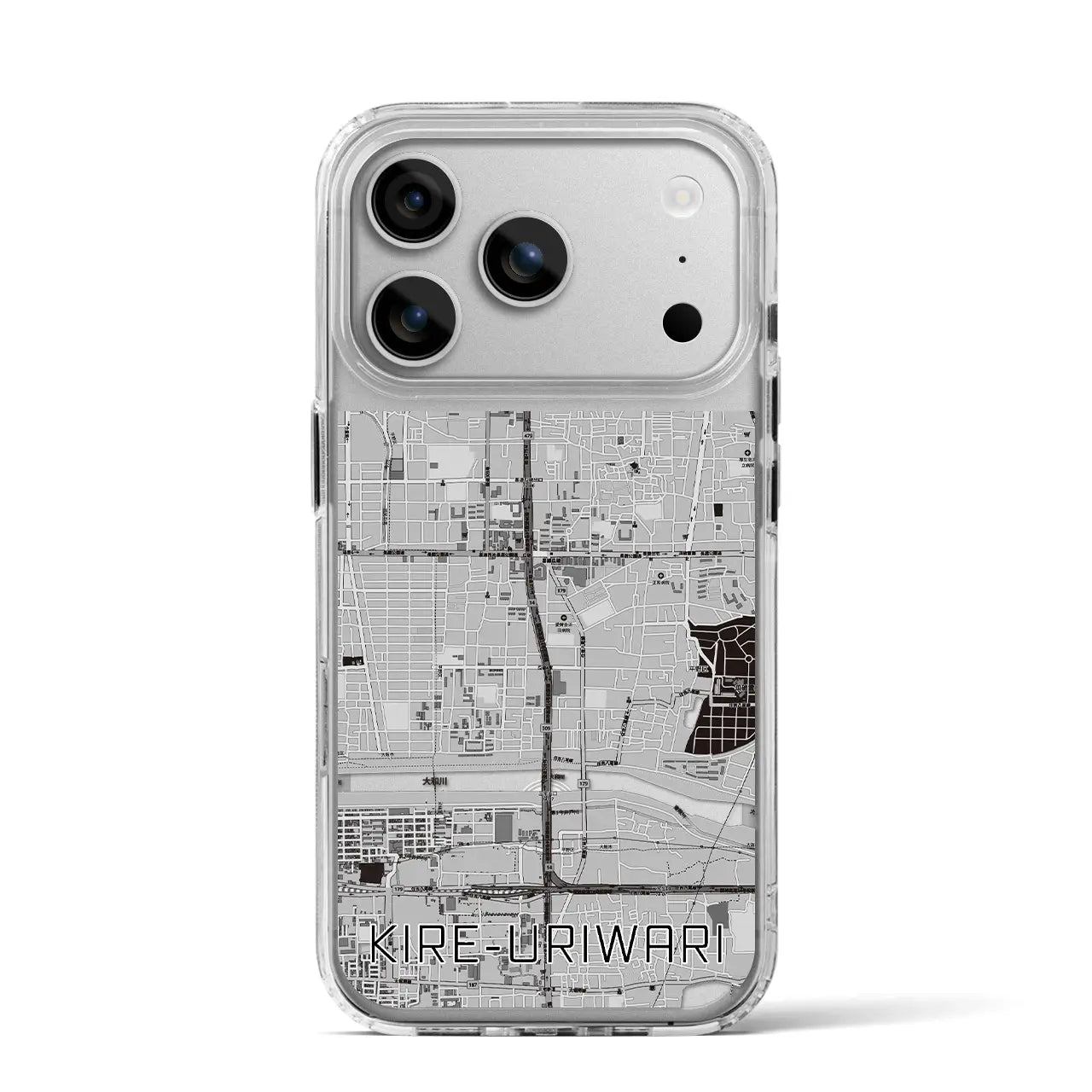 【喜連瓜破（大阪府）】地図柄iPhoneケース（MagSafeタイプ）