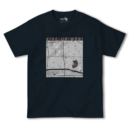 【喜連瓜破（大阪府）】地図柄ヘビーウェイトTシャツ