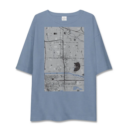 【喜連瓜破（大阪府）】地図柄ビッグシルエットTシャツ