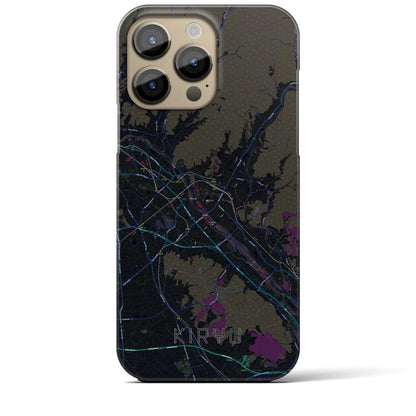 【桐生（群馬県）】地図柄iPhoneケース（バックカバータイプ）