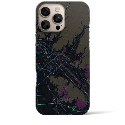 【桐生（群馬県）】地図柄iPhoneケース（バックカバータイプ）