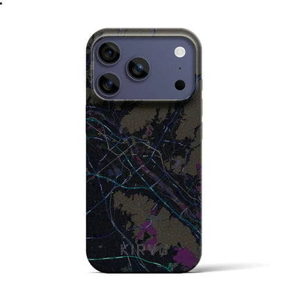 【桐生（群馬県）】地図柄iPhoneケース（バックカバータイプ）