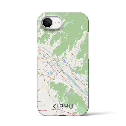 【桐生（群馬県）】地図柄iPhoneケース（バックカバータイプ）