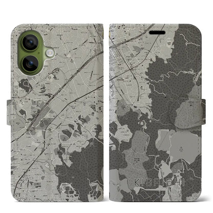 【私市（大阪府）】地図柄iPhoneケース（手帳タイプ）