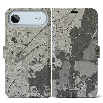 【私市（大阪府）】地図柄iPhoneケース（手帳タイプ）