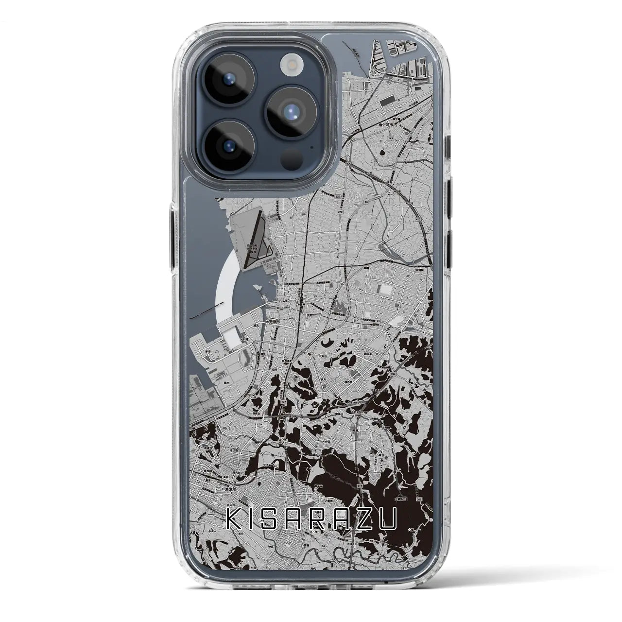 【木更津（千葉県）】地図柄iPhoneケース（MagSafeタイプ）