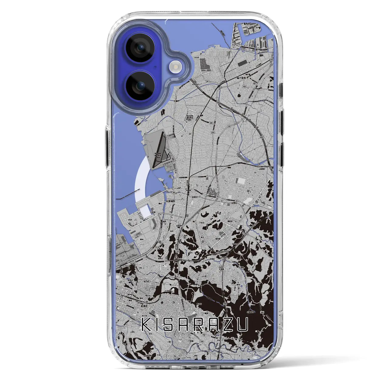【木更津（千葉県）】地図柄iPhoneケース（MagSafeタイプ）