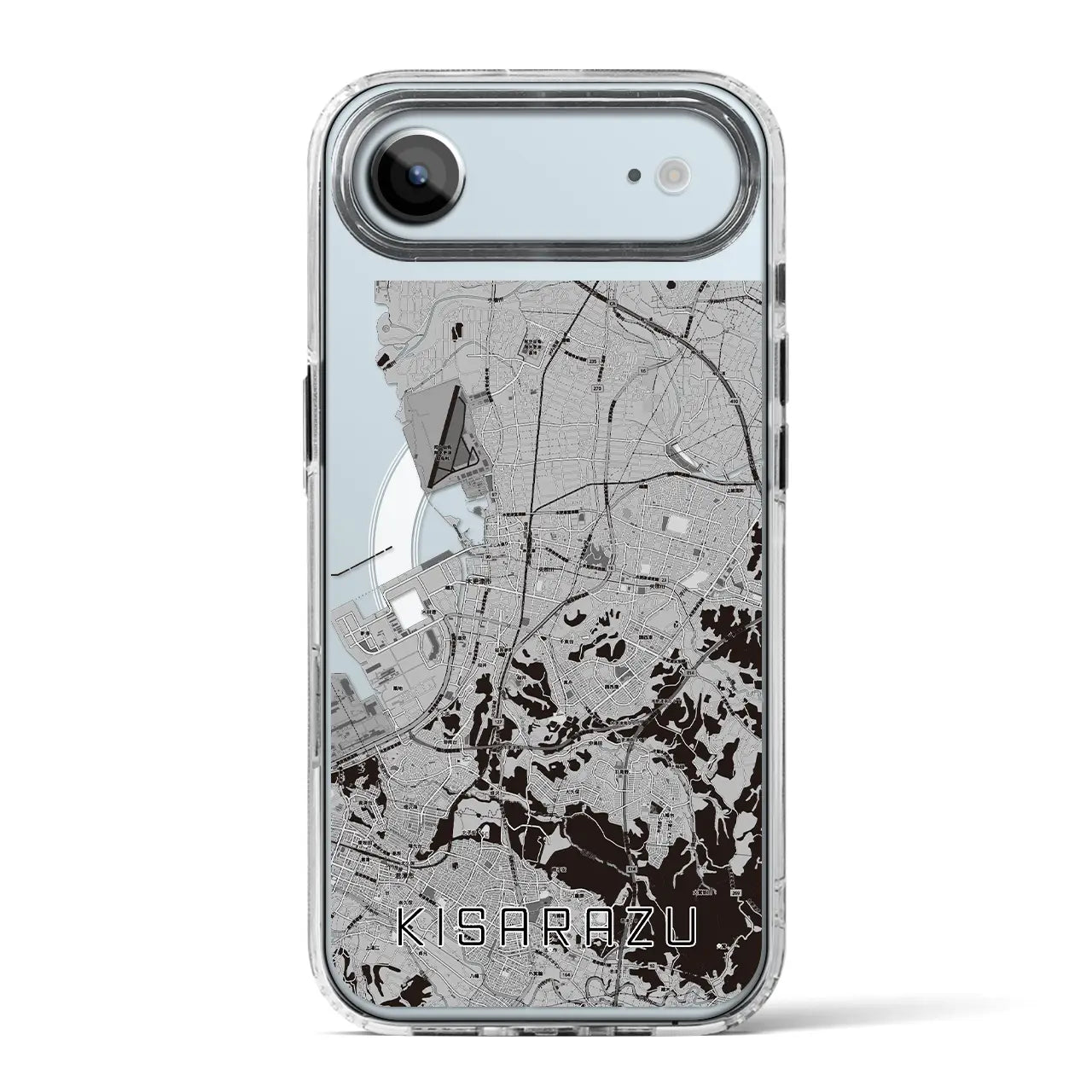 【木更津（千葉県）】地図柄iPhoneケース（MagSafeタイプ）