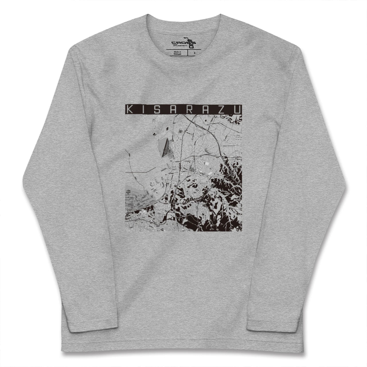 【木更津（千葉県）】地図柄ロングスリーブTシャツ