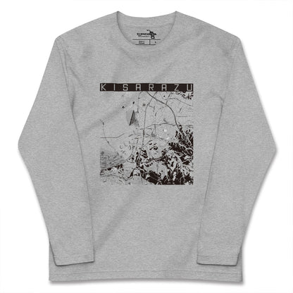 【木更津（千葉県）】地図柄ロングスリーブTシャツ