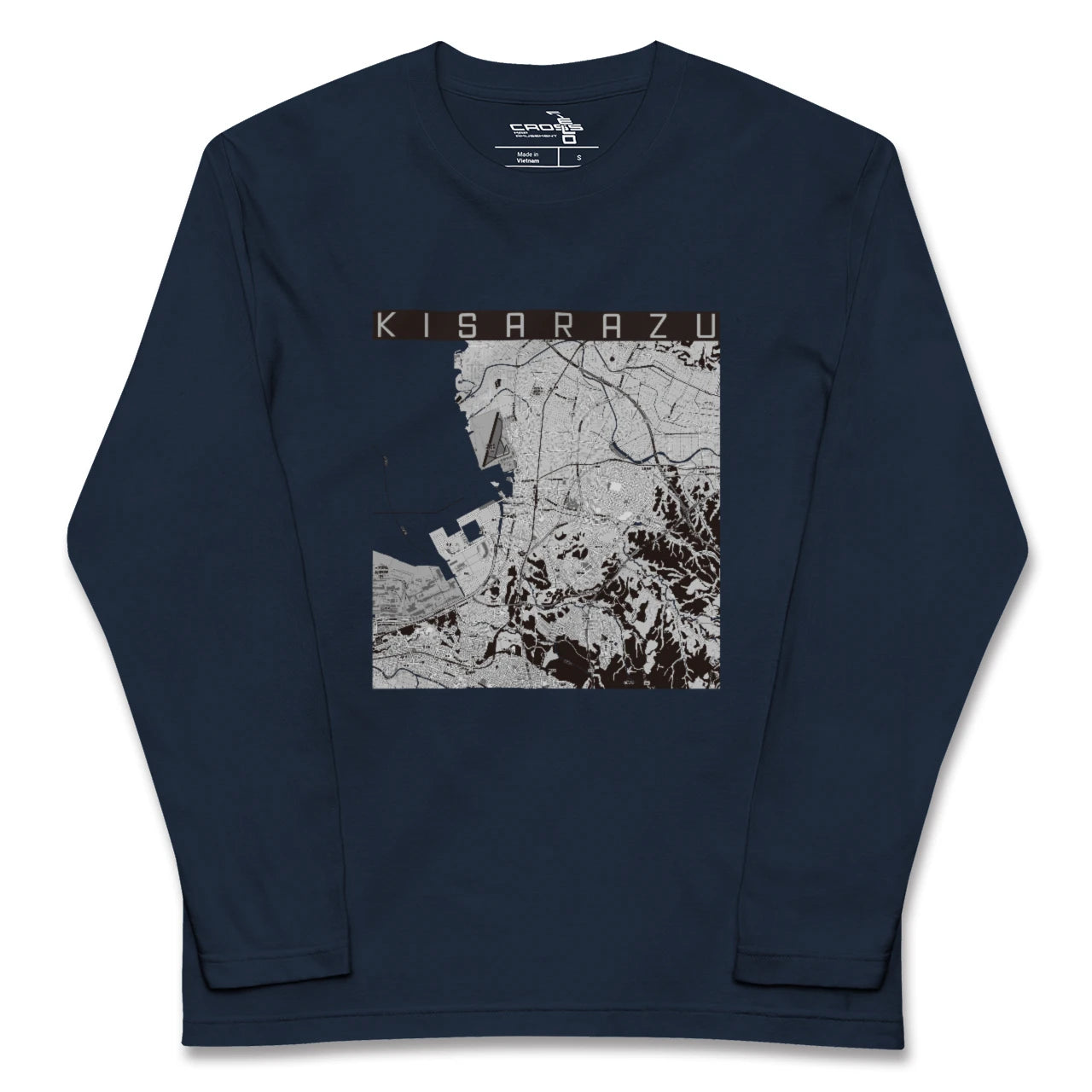 【木更津（千葉県）】地図柄ロングスリーブTシャツ