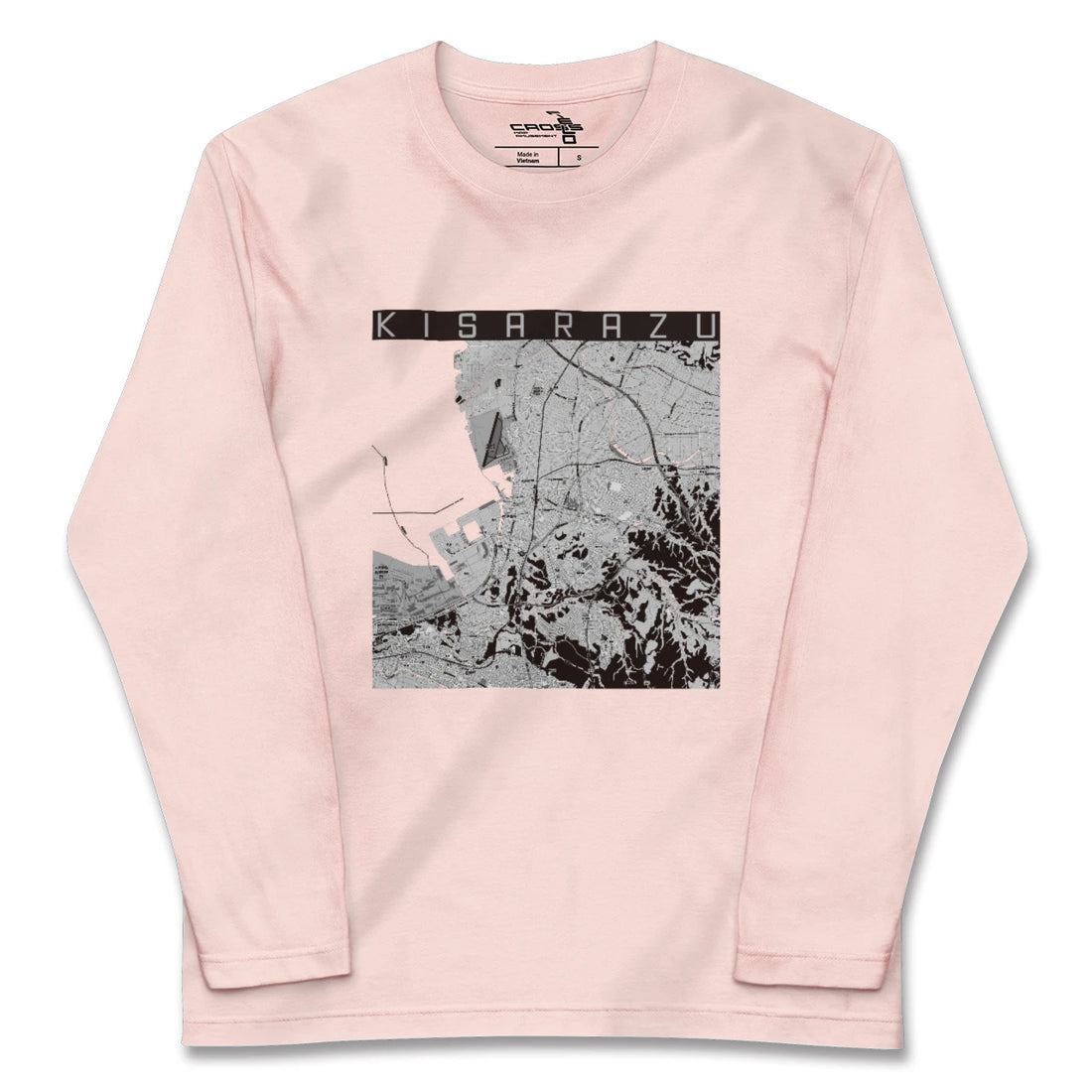 【木更津（千葉県）】地図柄ロングスリーブTシャツ