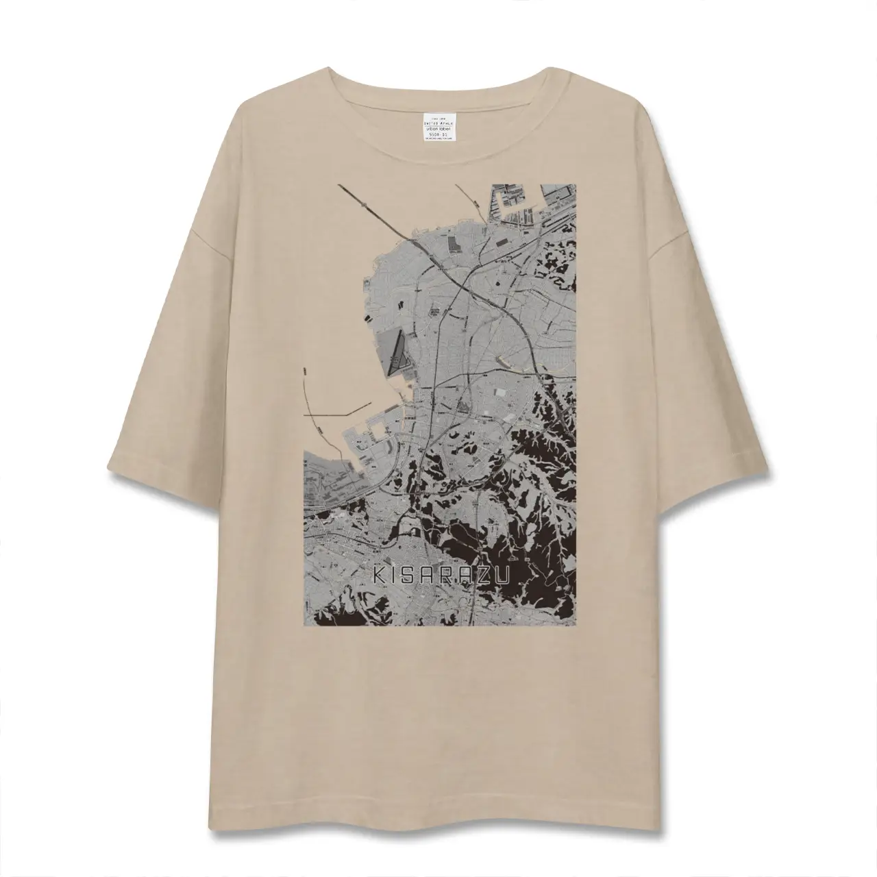 【木更津（千葉県）】地図柄ビッグシルエットTシャツ