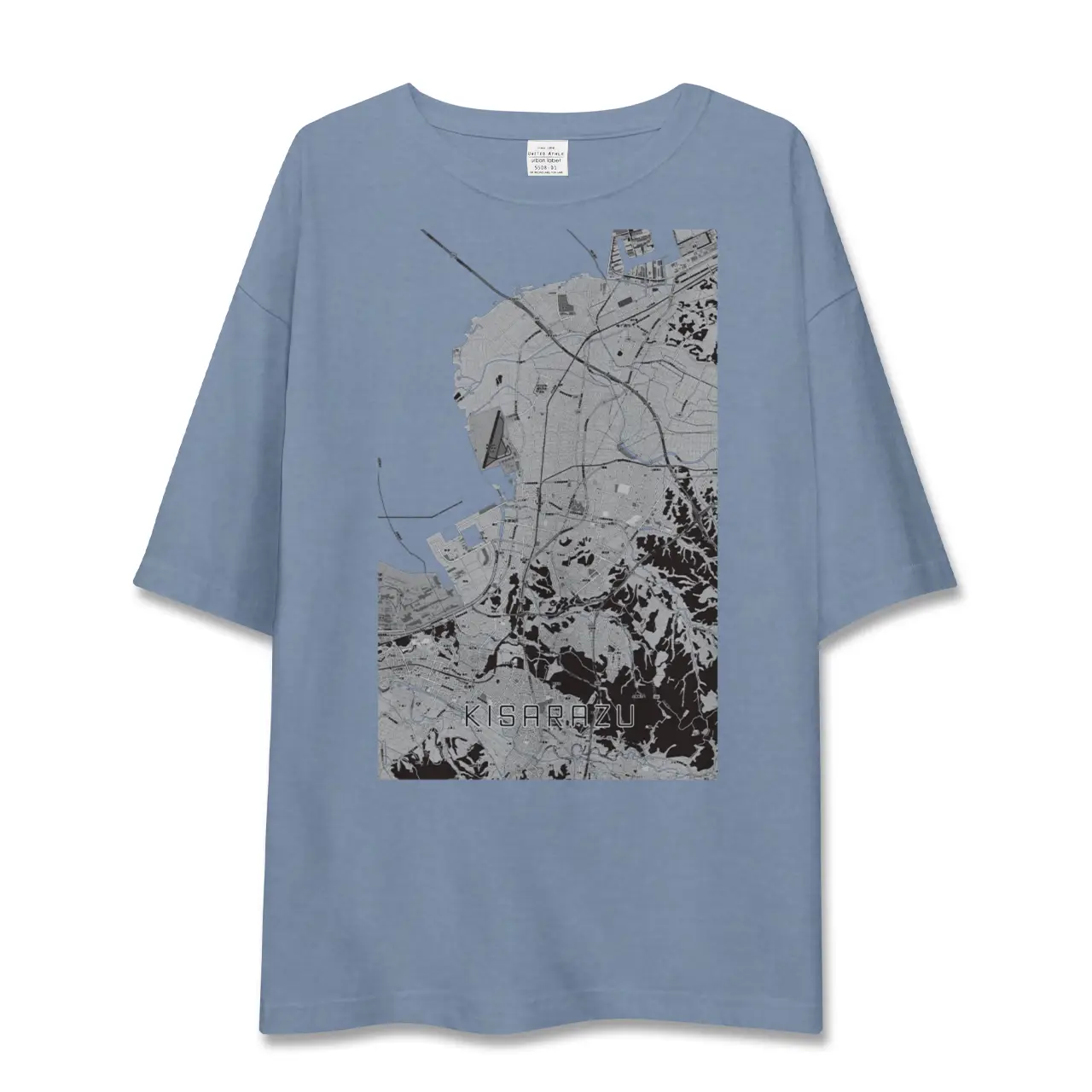 【木更津（千葉県）】地図柄ビッグシルエットTシャツ