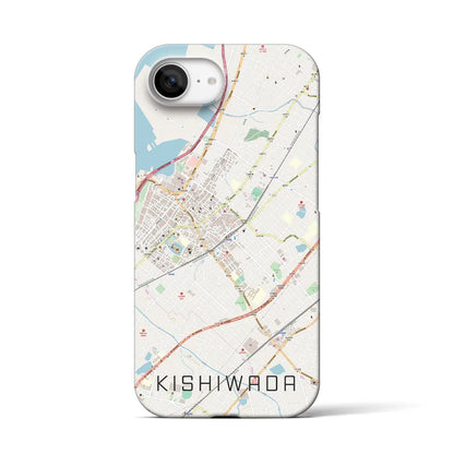 【岸和田（大阪府）】地図柄iPhoneケース（バックカバータイプ）