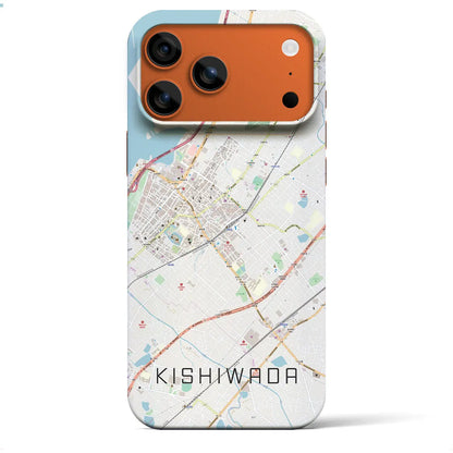 【岸和田（大阪府）】地図柄iPhoneケース（バックカバータイプ）