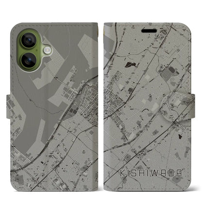 【岸和田（大阪府）】地図柄iPhoneケース（手帳タイプ）