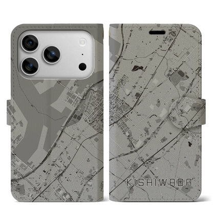 【岸和田（大阪府）】地図柄iPhoneケース（手帳タイプ）