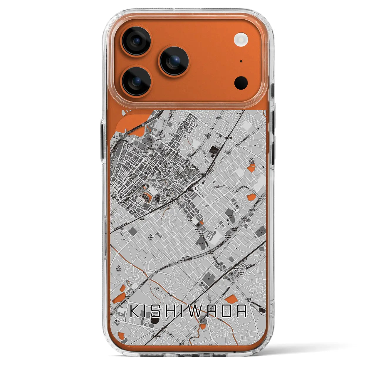 【岸和田（大阪府）】地図柄iPhoneケース（MagSafeタイプ）