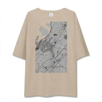 【岸和田（大阪府）】地図柄ビッグシルエットTシャツ