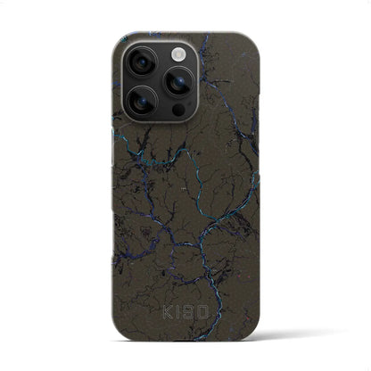 【木曽（長野県）】地図柄iPhoneケース（バックカバータイプ）