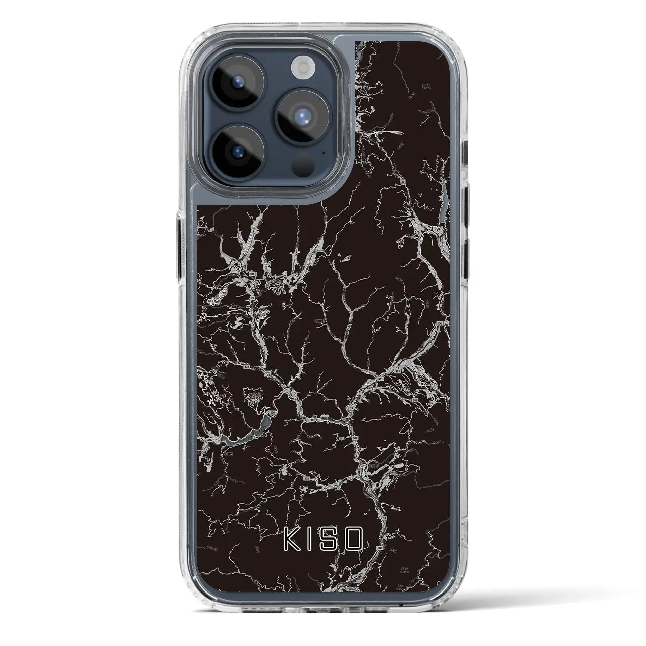 【木曽（長野県）】地図柄iPhoneケース（MagSafeタイプ）