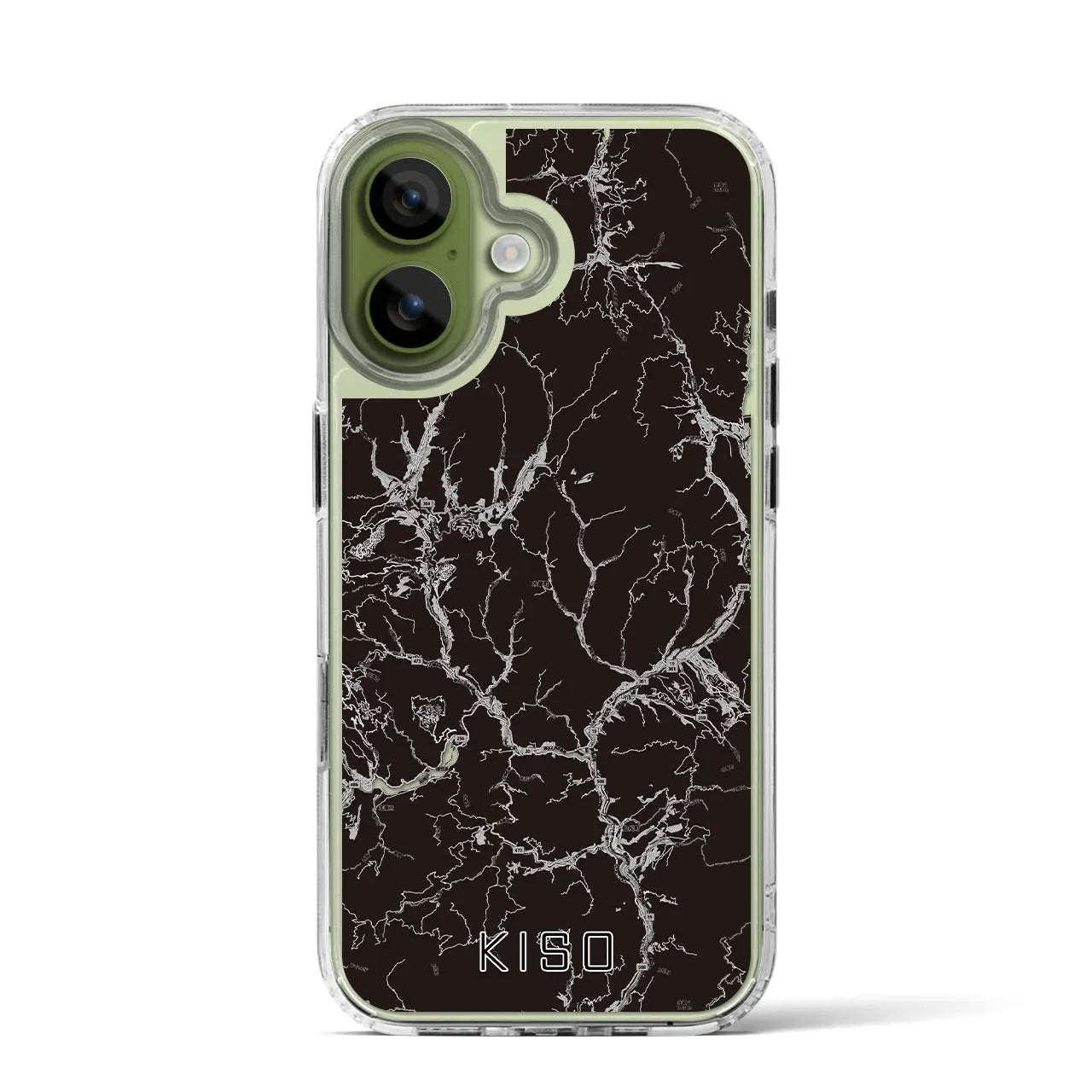 【木曽（長野県）】地図柄iPhoneケース（MagSafeタイプ）