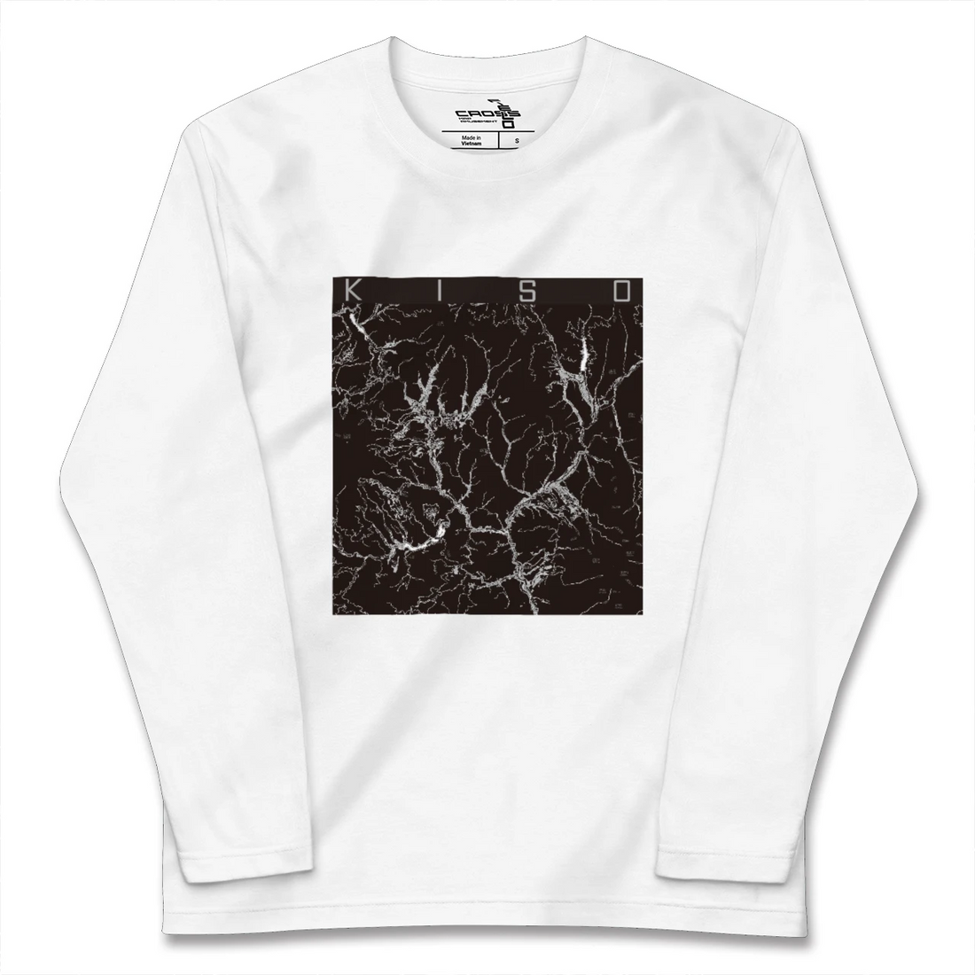 【木曽（長野県）】地図柄ロングスリーブTシャツ