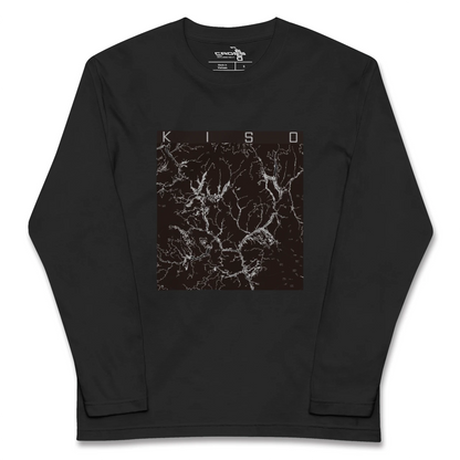 【木曽（長野県）】地図柄ロングスリーブTシャツ