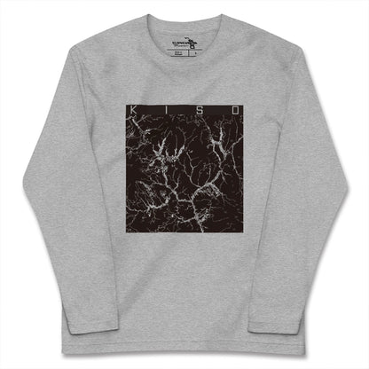 【木曽（長野県）】地図柄ロングスリーブTシャツ